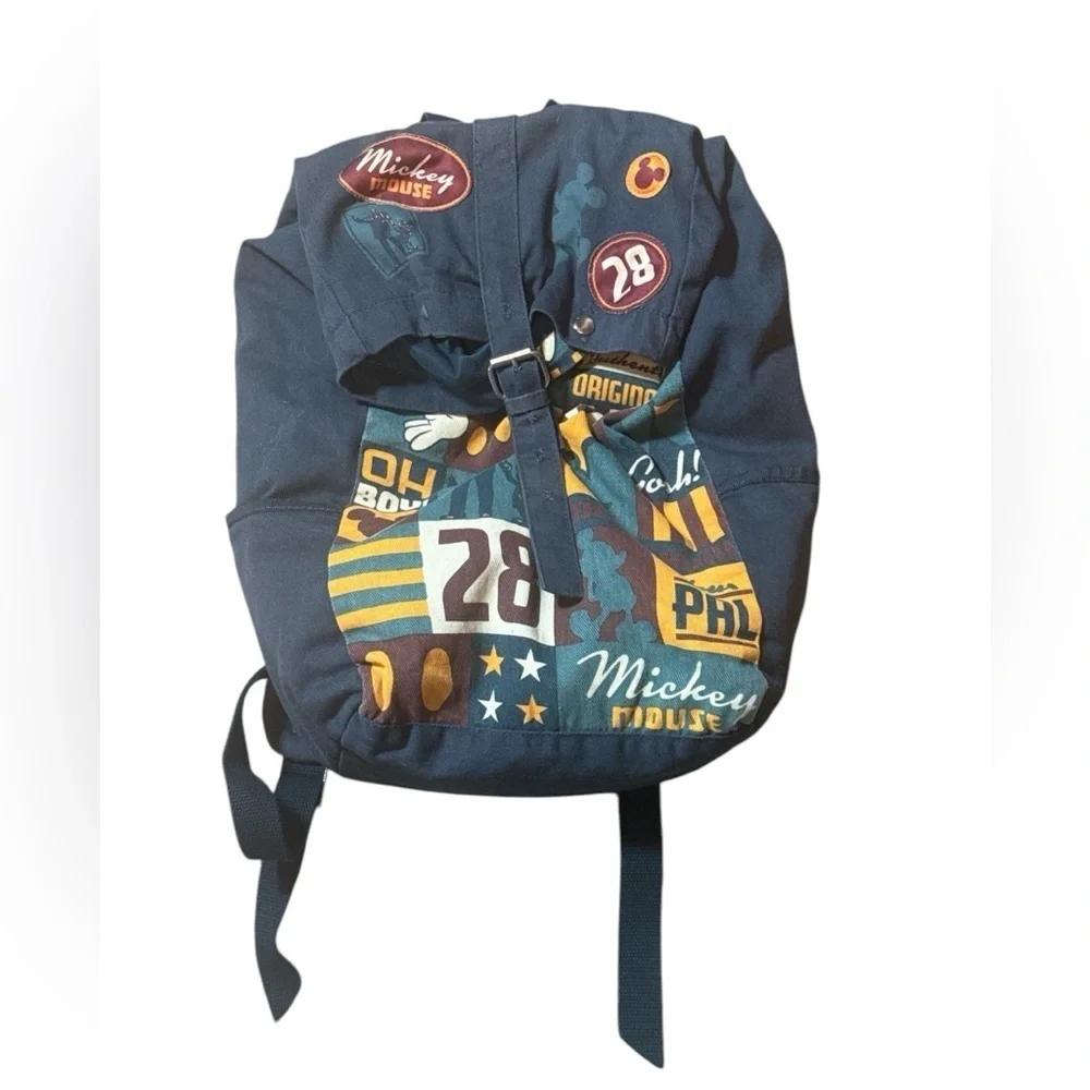 Authentic original Walt Disney World Parks Mickey Mouse Backpack Oh‎ Boy Oh gosh
